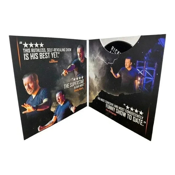 Ricky Gervais Humanity Stand Up Comedy Netflix FYC Emmy Screener DVD 2018 - Picture 3 of 5